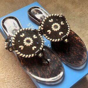 Jack Rogers Georgia Jelly Tortoiseshell 7M